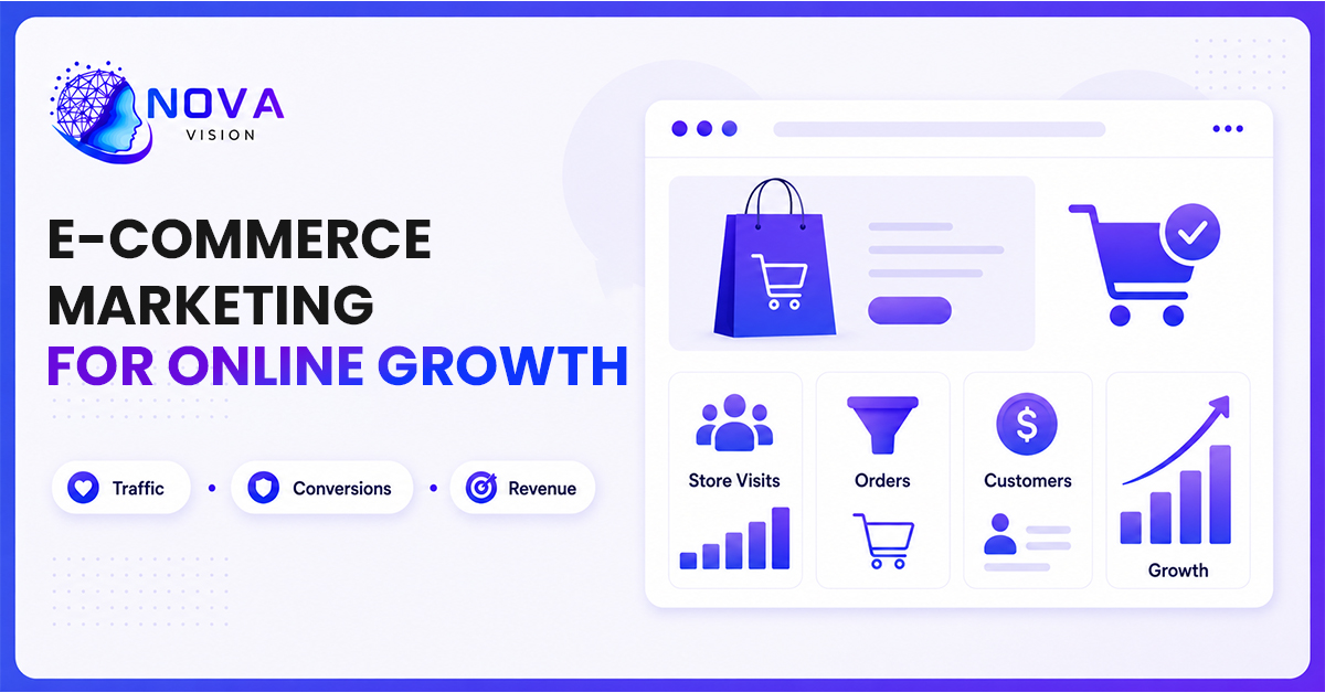 Nova Vision e-commerce marketing services for online store growth