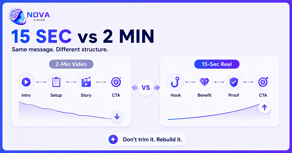 15-second Reels outperforming 2-minute brand videos in 2026 for higher social media engagement