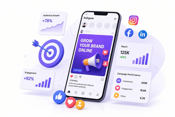 Social Media Marketing (Organic + Paid)
